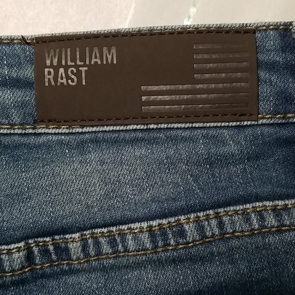William Rast Studded Skinny Blue Jeans - Picture 4 of 7